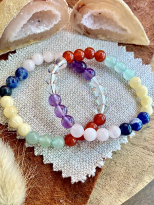 Kinderarmbandje - REGENBOOG CHAKRA