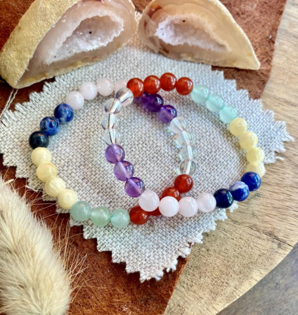 Kinderarmbandje - REGENBOOG CHAKRA