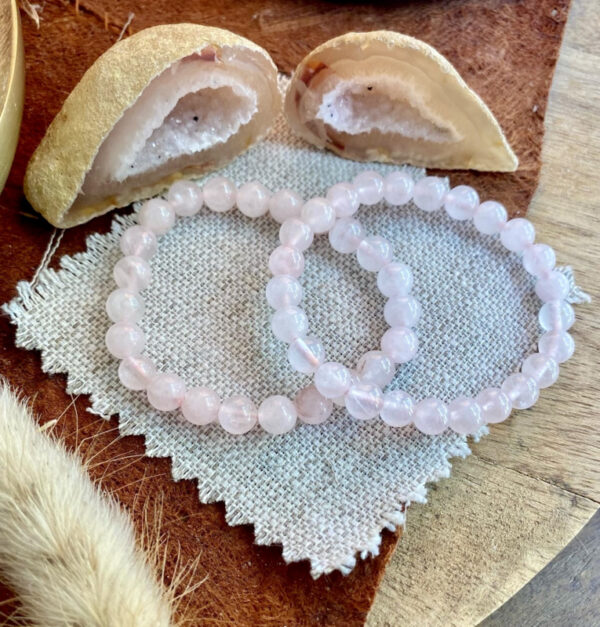 Kinderarmbandje - ROZENKWARTS