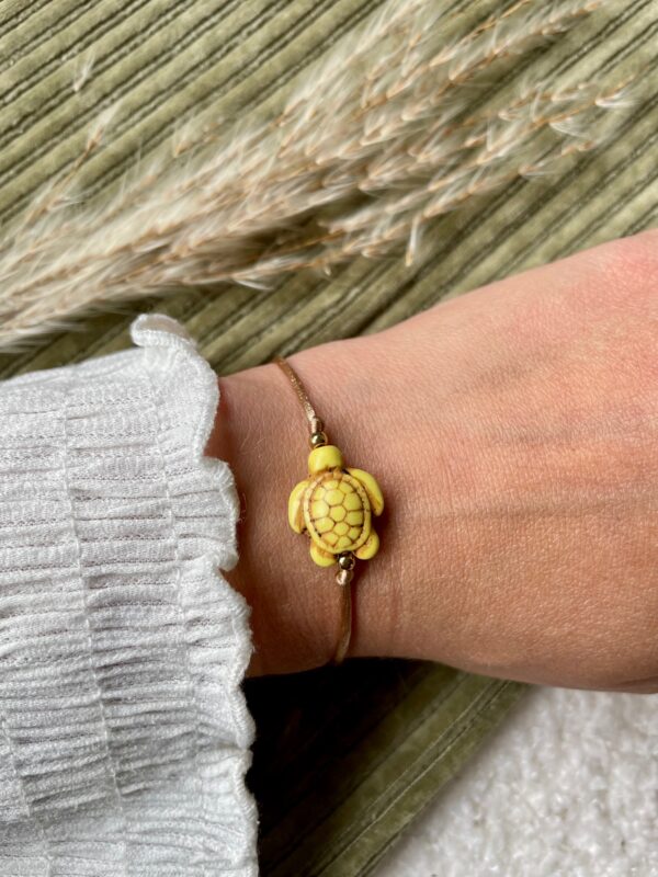 Schildpad armband- MEERDERE KLEUREN - Afbeelding 2