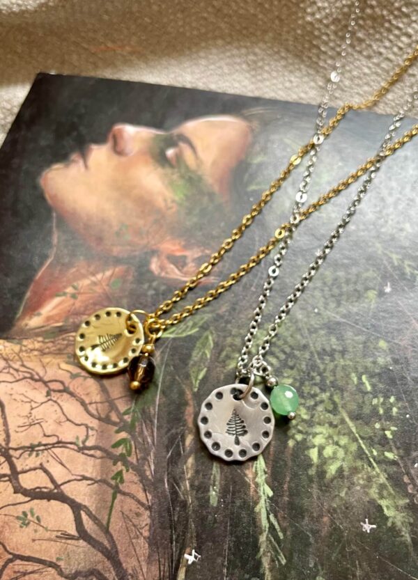 Spirituele Boom Ketting – Aarden met Rookkwarts of Aventurijn - Afbeelding 2