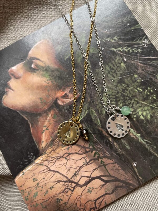 Spirituele Boom Ketting – Aarden met Rookkwarts of Aventurijn - Afbeelding 3