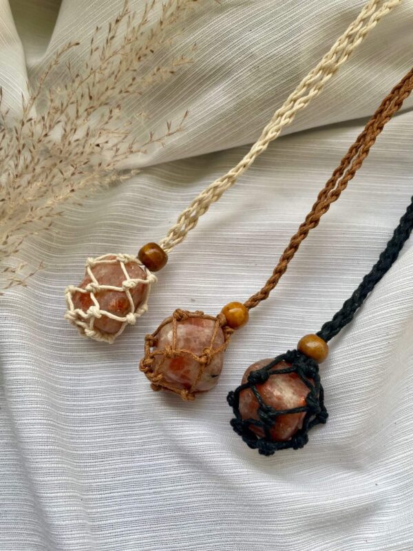 Munty Rocks Macramé Ketting - Afbeelding 2