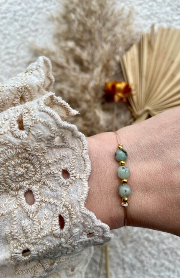 Kiwi Jaspis armbandje