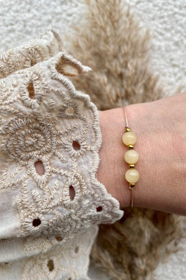 Honing calciet armbandje