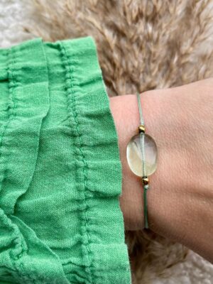 Groene Fluoriet armbandje