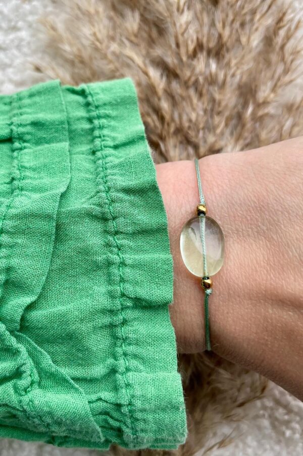 Groene Fluoriet armbandje