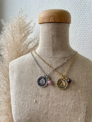 Smaakvolle sieraden ketting - Juicy - Watermeloen - Watermeloen toermalijn