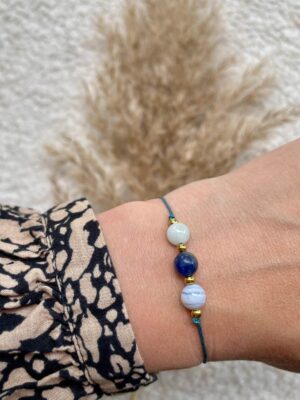 5e chakra - Keelchakra armband