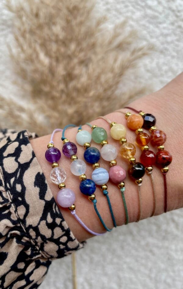 7e chakra - Kruinchakra armband - Afbeelding 2
