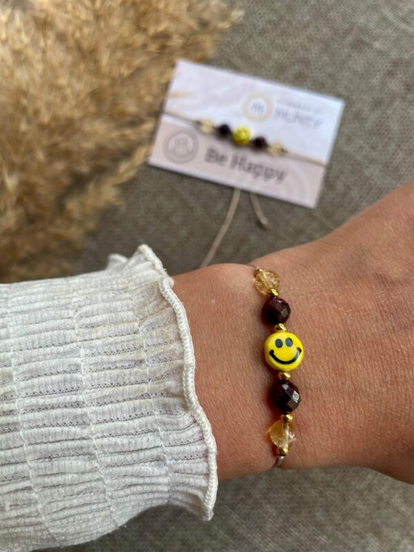 Happy Flow Armband met Citrien en Granaat