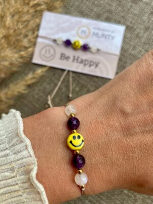 Happy Dreams Armband met Amethist en Maansteen