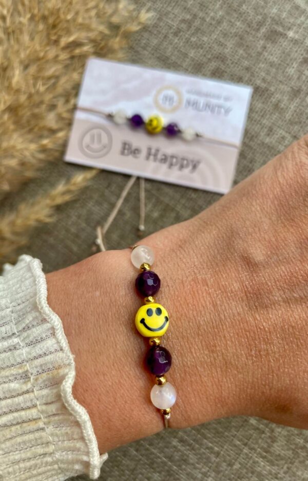Happy Dreams Armband met Amethist en Maansteen