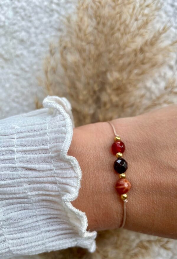 Golden Nature - the fire - armband