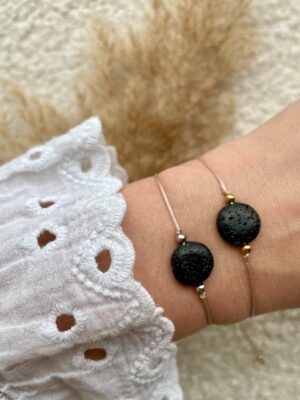 Lavasteen Diffuser Armband – Aarding & Aromatherapie in Eén