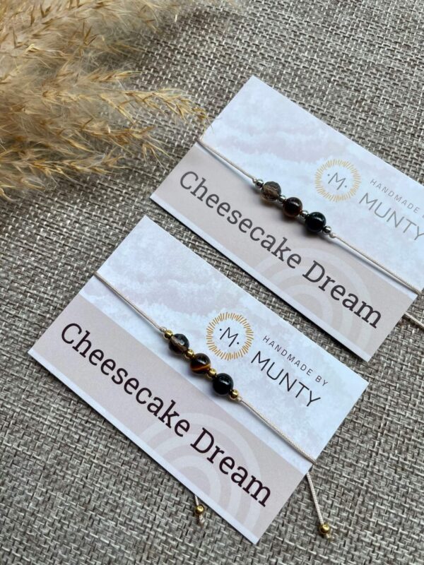 Cheesecake Armband – Limited Edition armbandjes met edelstenen - Afbeelding 4