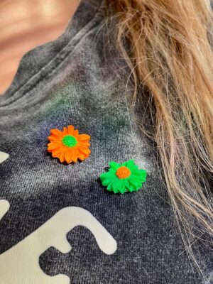 Vierdaagse bloem button/pin