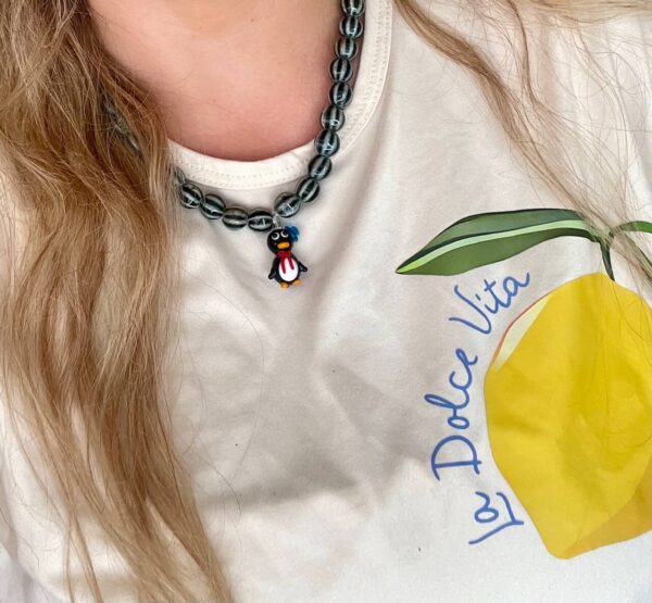 La Penguin – keramiek ketting met pinguïn - Afbeelding 4