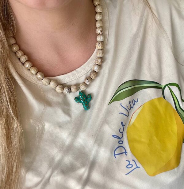 cactus ketting aan dames hals