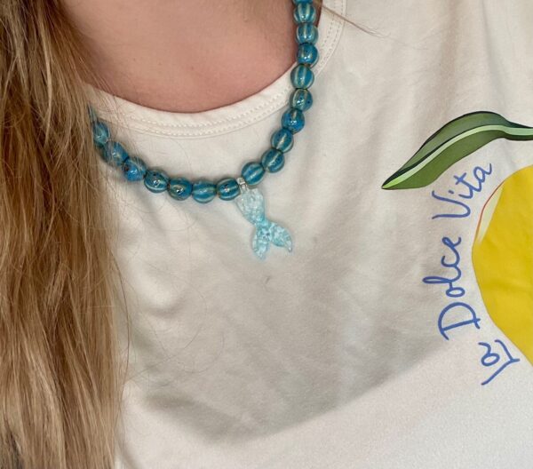 La Mermaid – keramiek ketting zeemeermin - Afbeelding 2